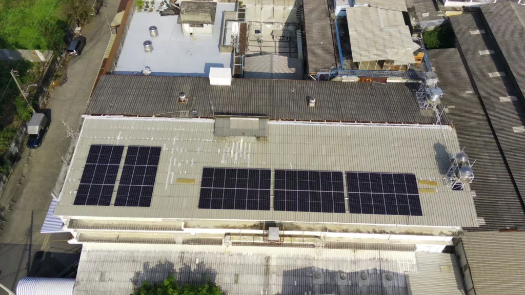 ติดตั้งโซล่าเซลล์ Huawei Inverter 20kW บางบอน - TF Energy Thailand